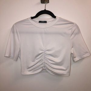 Shein white crop top